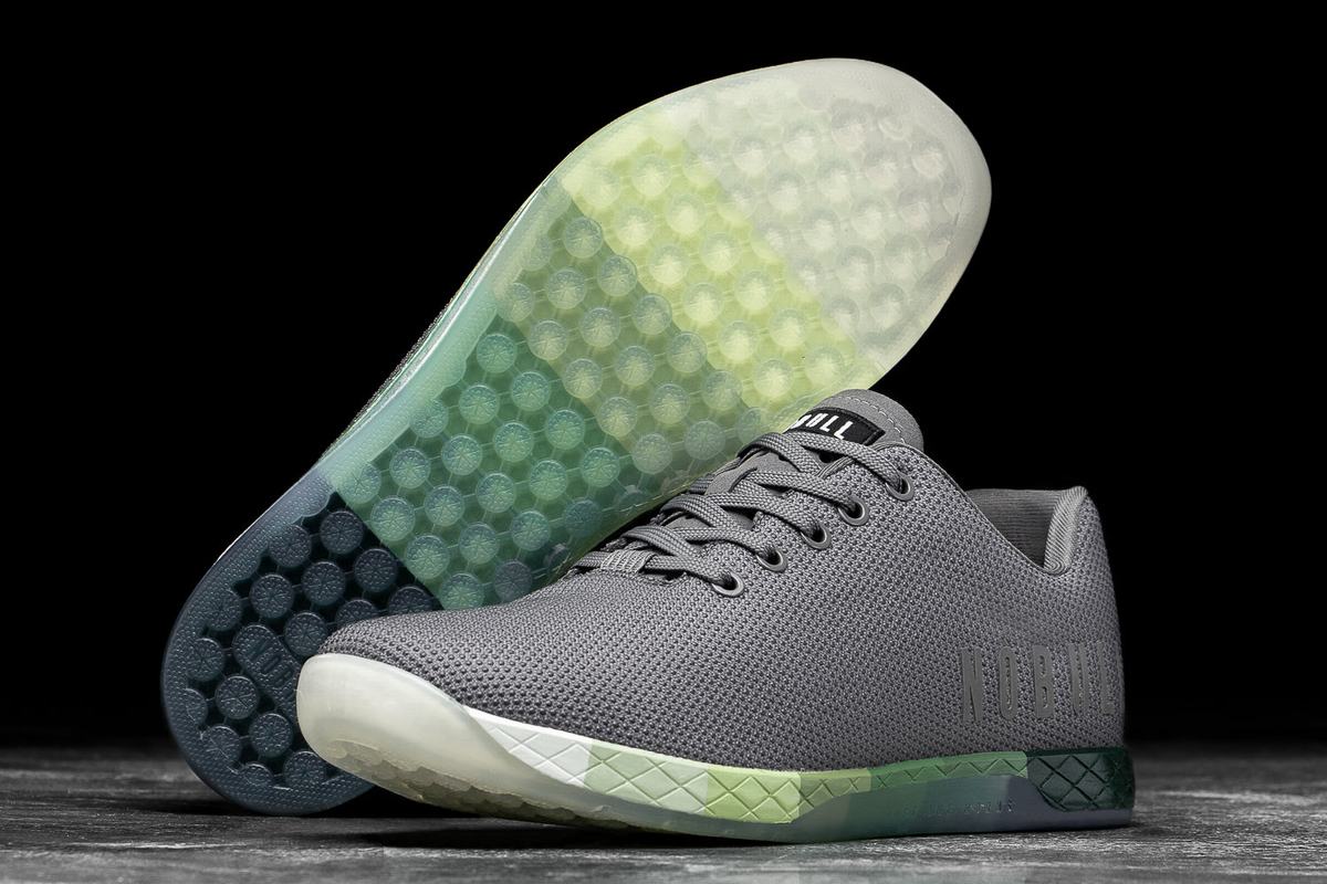 Nobull Superfabric Men's Trainers Dark Grey | Australia (MD1027)